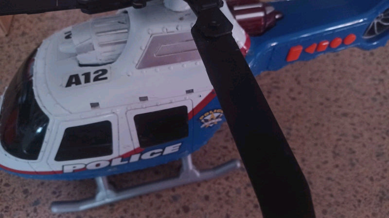 Working State Road Rippers Rush and Rescue Helicopter Toy with Batteries Included