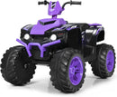 12V Kids Electric ATV for All-Terrain Adventures with LED Lights and Versatile Dashboard