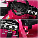 12V Licensed Maserati GranCabrio Ride-On Car for Kids with Remote Control and Lights in Pink