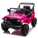 12V Electric Ride-On Toy Truck for Kids with Remote Control and LED Lights