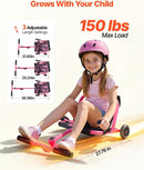 Zig-Zag Motion Ride-On Toy for Children 4 Years and Up, 150 lbs Weight Limit, Safe and Enjoyable Play