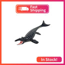 SmilerSmile 10.6" Grey Mosasaurus Plastic Sea Creature Model