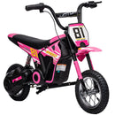 Kids Electric Off-Road Motorcycle, 24V 250W Power, 9.9 MPH, 12-Inch Tires, Rear Suspension