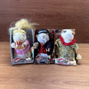 Set of 3 Vintage Dancing Hamsters - Birthday Girl, Maverick, Jimbo