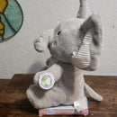 Peek-a-Boo Animated Gray Elephant Plush Toy - 11"