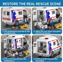 Rescue Adventure Friction-Powered Ambulance Toy for Children