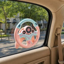 Interactive Steering Wheel Toy for Kids with Lights, Music, and Suction Cup Base