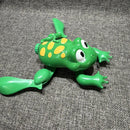 Froggy The Frog: Vibrant Green Bath Buddy Also Scoots On Floor Pool Toy Works!