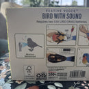 Motion-Activated Blue Jay Bird Toy with Sound and Movement