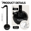 Otamatone Musical Instrument in Black - Japanese Electronic Synthesizer Toy