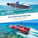 XDJXWJN DZH808 14-Inch Remote Control Boat 2.4GHz Speedster for All Ages