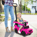 Toddler Ride-On Car with Removable Canopy, Anti-Tipping Features, and Engine Sounds