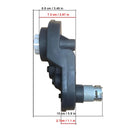 24V High Torque 30000RPM Gearbox for Powered Wheels with Large Axle Opening