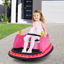 360° Spin Bumper Car for Kids with Remote Control - Pink 12V Ride-On Toy