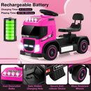 6V Battery-Powered Kids Electric Ride-On Truck with LED Lights