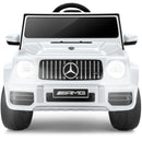Mercedes-Benz AMG G63 Kids Ride-On Car with Parental Control - White