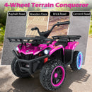 24V 4-Wheel Electric Ride-On Toy with Slow Start, Music, Stories, and Multimedia Ports