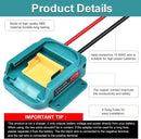 Power Converter Adapter for Makita 18V BL1830 BL1840 Battery
