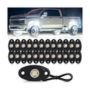 24 White LED Rock Light Pods for Trucks, UTVs, ATVs, SUVs, RZRs, and Pickups