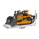Fisca 1/50 Scale Diecast Metal Bulldozer Construction Vehicle Toy