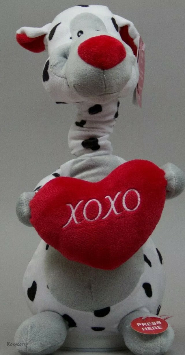 Animated Rising Neck Zebra Toy for Valentine's Day Celebration