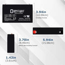 6V Ride-On Vehicle Battery Upgrade Set - 7Ah with Harness and 2-Pin Connector