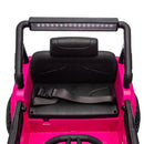 12V Pink Electric Jeep Toy for Kids with Remote, MP3, and LED Lights