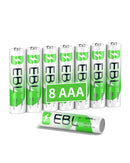 EBL 8 Count AAA NiMH Rechargeable Battery Set