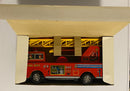 Classic Battery-Powered Bump & Go Ladder Fire Engine Toy Truck with Original Box