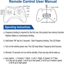 JR1839FCC Replacement Remote Control for Kids Ride-On Car