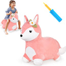 Playful Fox Hopper for Toddlers - Outdoor Ride-On Animal Fun for Girls