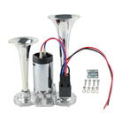 12V 600DB Dual-Tone Metal Air Horn for Trucks and Cars