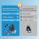 12V Remote Negative Battery Disconnect Switch with 200A Anti-Fault Protection
