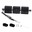 Motorcycle Bluetooth Speakers with USB and TF Card Slot, 12V Waterproof Music Player - Black