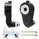Set of 2 High-Speed 12V RS550 Electric Motors with Gearbox for Ride-On Jeep Enhancement