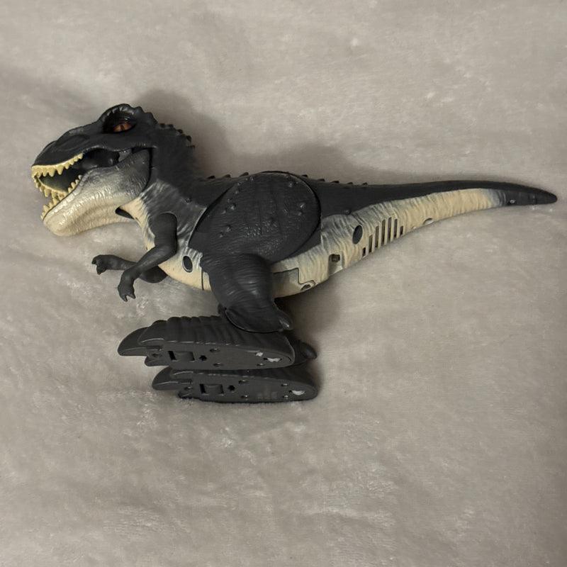Interactive Animated Attacking T-Rex Dinosaur Toy with Walking and Sound Effects