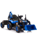 24V Electric Ride-On Tractor Toy for Kids with Versatile 4-in-1 Attachments