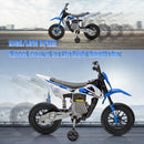 12V Electric Dirt Bike for Kids - 50W Dual Motor Ride-On Motorcycle for Ages 3-8