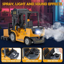 2.4GHz Remote-Controlled Forklift Truck with Trailer and Spray功能