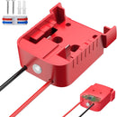 18V Battery Adapter for Power Wheel RC Car with Red LED Work Light Switch