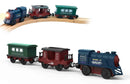 Electric Train Set for Wooden Tracks, 3-Piece Motorized Toy for Ages 3 and Up