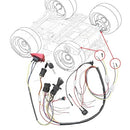 6V, 12V, 24V Electric Conversion Wire Harness Kit for Children's Ride-On Toys