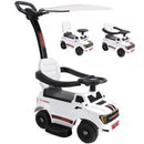 Qaba 3-in-1 FORD Shelby Push and Slide Car in White