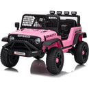 Pink 24V Electric 2-Seater Kids Truck with Remote Control