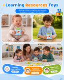 Aullsaty Interactive Blue Flash Cards with 224 Words and 3 Songs