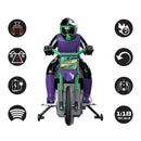 Lexibook Crosslander® Radio-Controlled Off-Road Motorcycle – Speeds up to 12 km/h