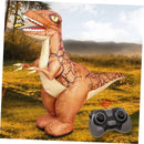 Remote-Controlled Inflatable Dinosaur Toy with Sound Effects