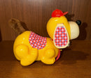 Retro 1980s Happy Dog Wind-Up Toy from CHI LAND, TAIWAN