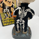 Retro Gemmy 17" Large Head Grooving Skeleton Super Freak *Inspected*