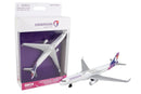 Daron Die-Cast American Airlines Toy Airplane with Movable Wheels
